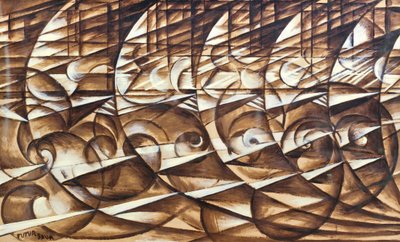 Dinamikus bővülés és sebesség alkotó: Giacomo Balla