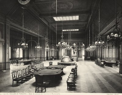 Szerencsejáték terem, Montecarlo Casino, Monaco alkotó: Giacomo Brogi
