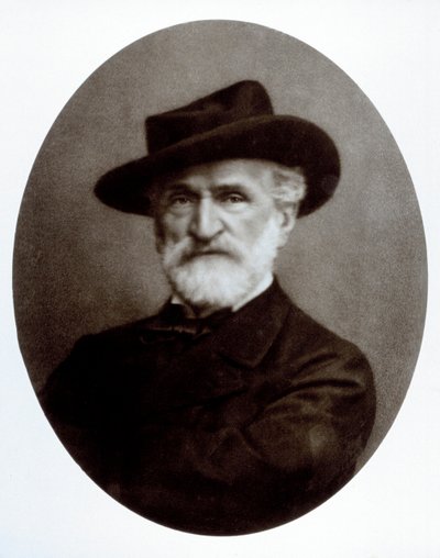 Giuseppe Verdi portréja alkotó: Giacomo Brogi