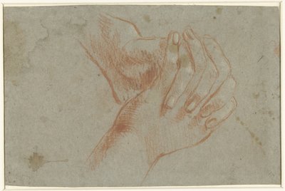 Két összekulcsolt kéz alkotó: Giacomo Cavedone (attributed to)