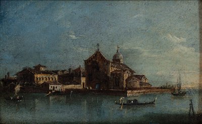 The Island of Santo Spirito c.1790 (Oil on canvas) alkotó: Giacomo Guardi
