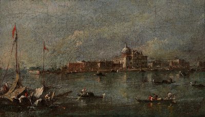 Velencei jelenet alkotó: Giacomo Guardi