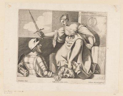 Judit Holofernész fejével Igazságszolgáltatás (Justitia) alkotó: Giacomo Piccini