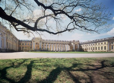 Le palais Alexandre a Tsarkoye Selo (Oroszország) (A Sándor-palota Tsarkoye Selóban) - Architecte Giacomo Antonio Domenico Quarenghi (1744-1817), palais 1792-1796 - Art italien alkotó: Giacomo Quarenghi