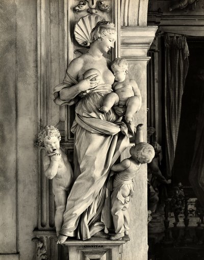 Jótékonyság (gipsz) alkotó: Giacomo Serpotta