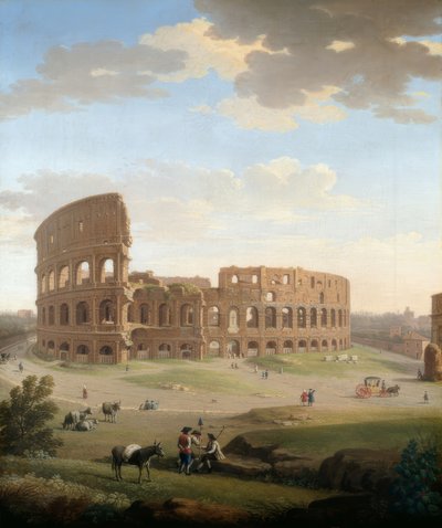 Róma, kilátás a Colosseumra alkotó: Giacomo van Lint