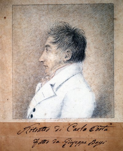 Carlo Porta (1775-1821) portréja, G. Bassi. alkotó: Giambattista Bassi