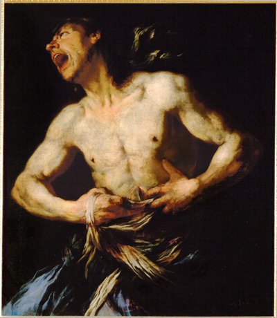 Ifjabb Cato öngyilkossága (festmény, vászon) alkotó: Giambattista Langetti