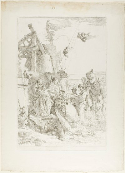 A mágusok imádása alkotó: Giambattista Tiepolo