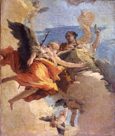 Az erény és a nemesség allegóriája alkotó: Giambattista Tiepolo