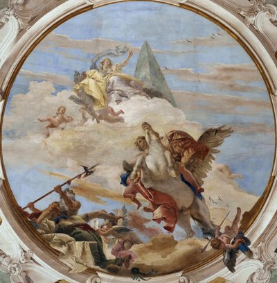 Bellerophon a Pegasuson, 1746 körül. alkotó: Giambattista Tiepolo