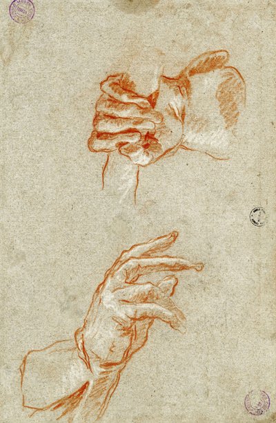 A kezek tanulmányozása. alkotó: Giambattista Tiepolo