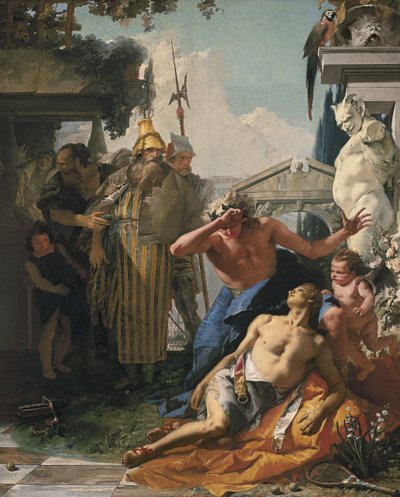 Hyacinthus halála, 1753 körül alkotó: Giambattista Tiepolo