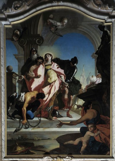 Szent György elfoglalása (festmény) alkotó: Giambettino Cignaroli