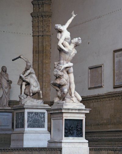 A szabin nő megerőszakolása, 1574-82 (márvány) (lásd még: 359413) alkotó: Giambologna