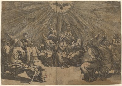 pünkösd alkotó: Gian Jacopo Caraglio after Raphael