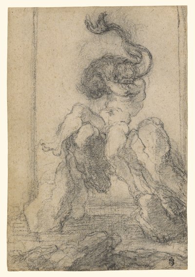 Egy tengeri isten egy delfinnel alkotó: Gian Lorenzo Bernini