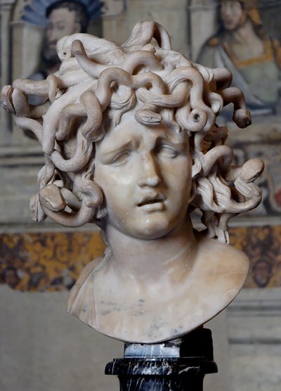 Medúza feje, 1630 alkotó: Gian Lorenzo Bernini