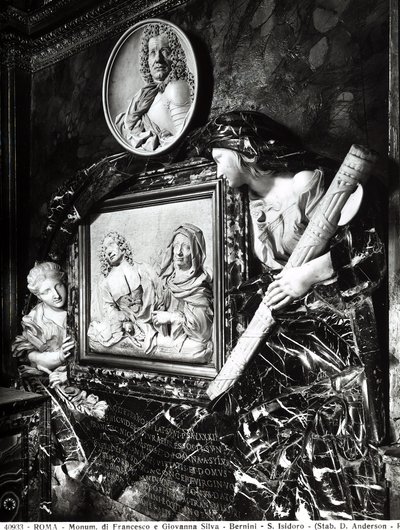 Francesco és Giovanni Silva emlékműve, Gianlorenzo Bernini, 1663 alkotó: Gian Lorenzo Bernini