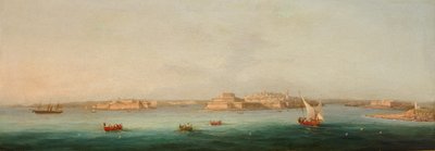 Grand Harbour, Málta, 1869 alkotó: Giancinto Gianni