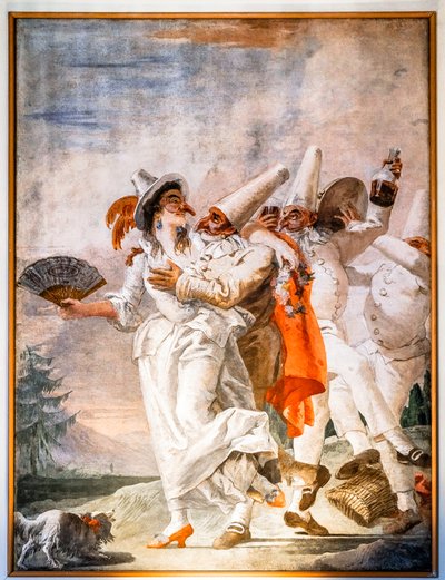 A szerelmesek puncs alkotó: Giandomenico (1727-1804) Tiepolo