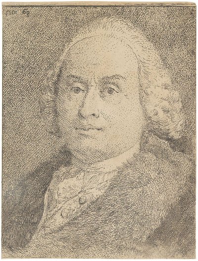 Giovanni Battista Tiepolo portréja 1696-1770, 1770. alkotó: Giandomenico Tiepolo