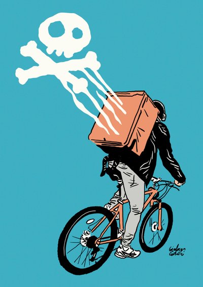 Szállítás, 2023 (digitális) alkotó: Gianluca Costantini