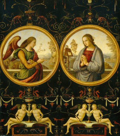 Angyali üdvözlet, 15101515. alkotó: Giannicola di Paolo