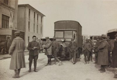 Album "Pictures of War II": Olasz katonák Gradisca Sagradóban, Gorizia, Olaszország (f/w fotó) alkotó: Gigliucci Gigliucci