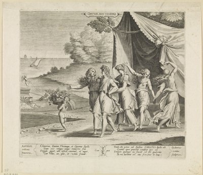 Apollo és a négy évszak Quatro anni tempora (cím a tárgyon) alkotó: Gijsbert Van Veen