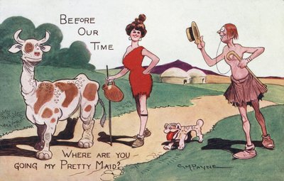Időszámításunk előtt: hova mész csinos szobalányom? (chromolitho) alkotó: Gilbert Morris Payne
