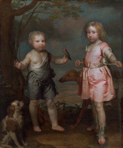 Lord John Hay és Charles, Yester mestere (később Tweeddale harmadik márkija) alkotó: Gilbert Soest