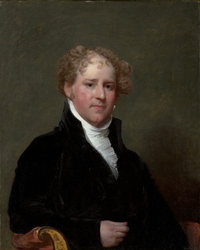 Charles Davis (1777–1821), 1808–1809 körül (olaj, falemez) alkotó: Gilbert Stuart