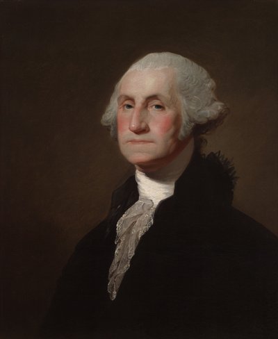 George Washington (1732–1799), jogtudományi doktorátus (LL.D.) 1781-ben alkotó: Gilbert Stuart
