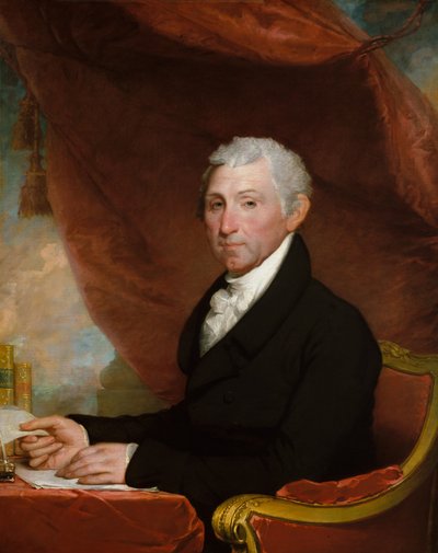 James Monroe, kb. 1820-22. alkotó: Gilbert Stuart