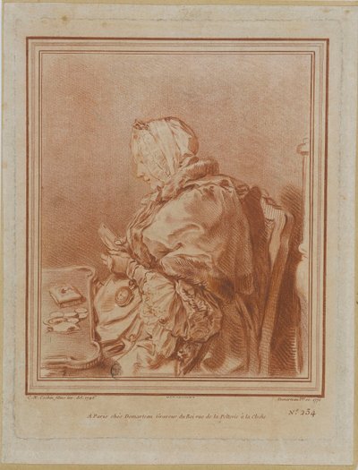 Madame Geoffrin portréja 1699-1777, 1770. alkotó: Gilles Demarteau