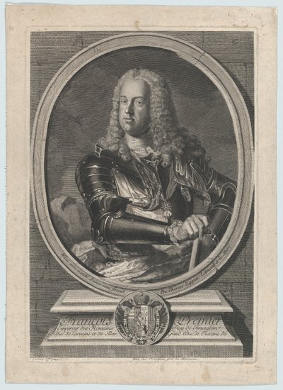 I. Ferenc portréja, kb. 1745. alkotó: Gilles Jacques Petit