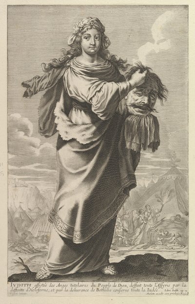 Judith, 1647. Alkotók: Gilles Rousselet, Abraham Bosse. alkotó: Gilles Rousselet and Abraham Bosse