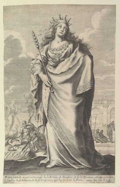 Marianne, 1647. Alkotók: Gilles Rousselet, Abraham Bosse. alkotó: Gilles Rousselet and Abraham Bosse