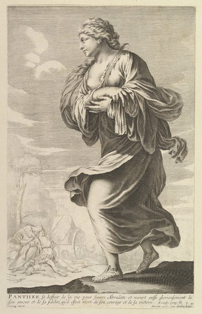 Pantheus, 1647. Alkotók: Gilles Rousselet, Abraham Bosse. alkotó: Gilles Rousselet and Abraham Bosse