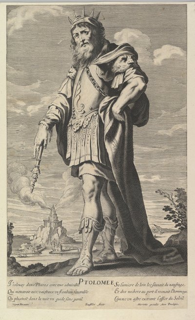 Ptolemaiosz, kb. 1639-40. Alkotók: Gilles Rousselet, Abraham Bosse. alkotó: Gilles Rousselet and Abraham Bosse