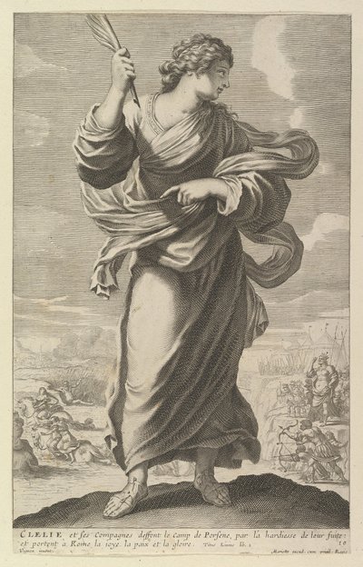 Clélie, 1647. Alkotók: Gilles Rousselet, Abraham Bosse. alkotó: Gilles Rousselet