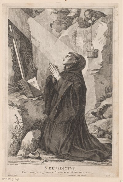 Szent Benedek alkotó: Gilles Rousselet
