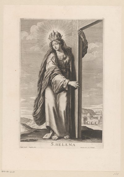 Szent Ilona a keresztnél alkotó: Gilles Rousselet