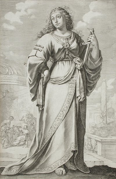 Lucretia (Claude Vignon nyomán) alkotó: Gilles Rousselet