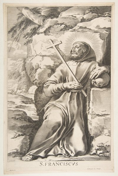 Szent Ferenc. alkotó: Gilles Rousselet