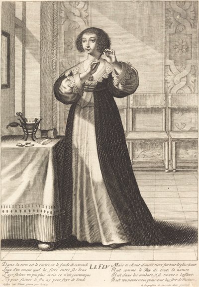 Tűz alkotó: Gilles Rousselet after Grégoire Huret
