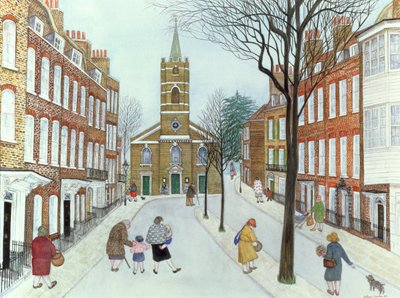 Church Row II, Hampstead alkotó: Gillian Lawson