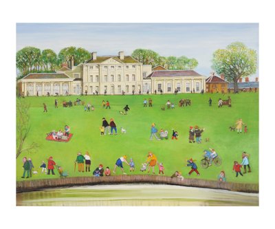 Kenwood, Hampstead, 2011 (olaj, vászon) alkotó: Gillian Lawson