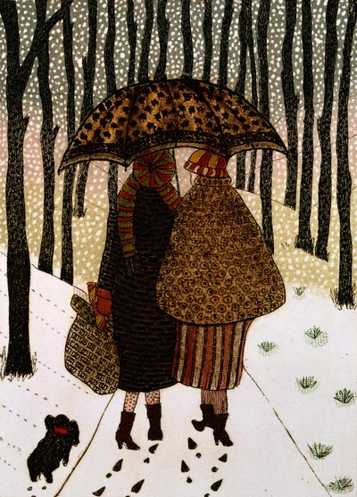 Hópelyhek (nyomtatott) alkotó: Gillian Lawson